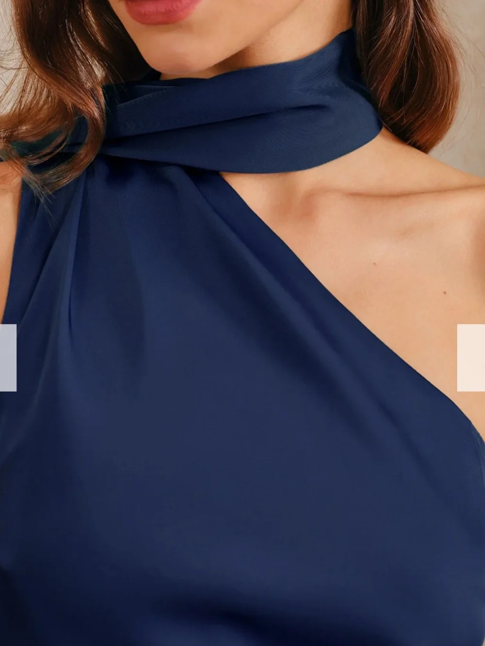 Rihoas One Shoulder A-Line Maxi Dress new